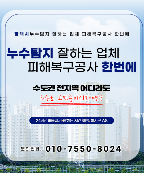 누수탐지 잘하는 업체 피해복구공사 한번에 모바일 비주얼 0